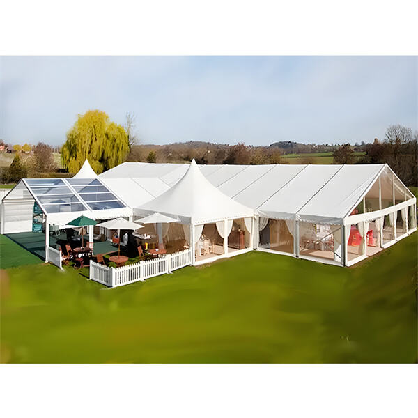 Protect Your Guests from Sun, Wind, and Rain with a Sturdy Party Tent"