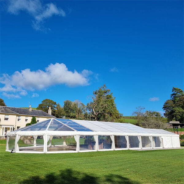 A Stunning Tent Wedding Celebration