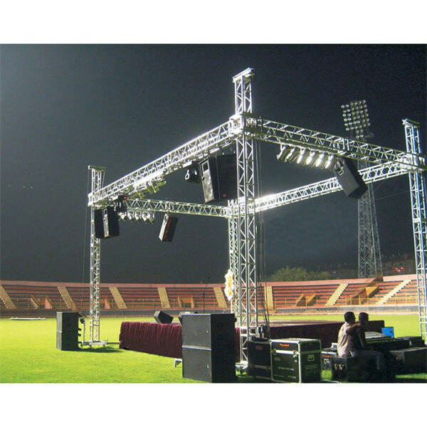 Maximizing your outdoor stage with truss lighting and audio systems