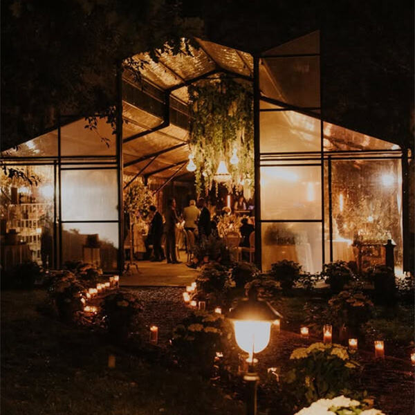 Customizable Options for Atrium Tent Weddings