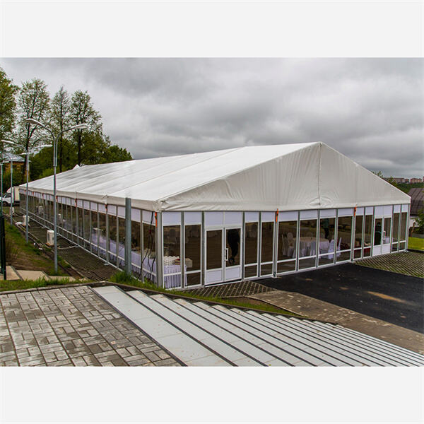 Experience the Perfect Outdoor Wedding with Our Spacious White Tents