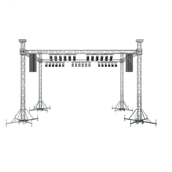 Mejore las producciones de sus eventos con sistemas de estructuras de iluminación de escenario de calidad profesional.