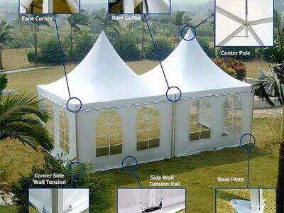 What Makes the Pagoda Tent Frame Lightweight Yet Strong