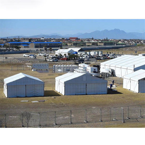 From storage to pop-up shops, the many uses of large industrial tents