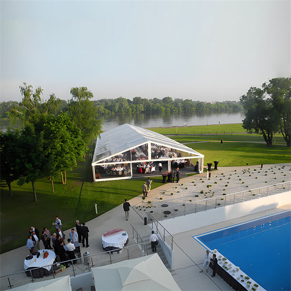 A 20 x 30 Tent Provides Ideal Shelter for Your Wedding Day