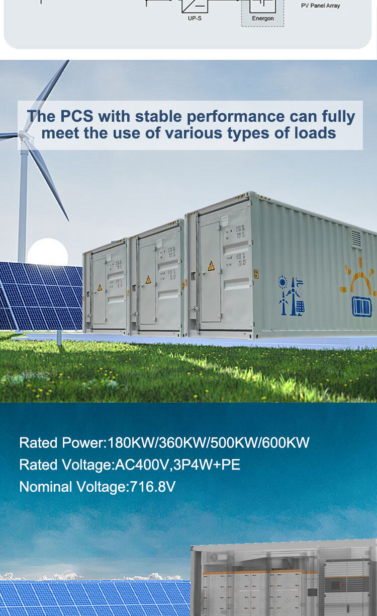 High-volt Solar Container Ess Energy Storage System 3.72mWh Lithium Battery Storage for Wind and Solar Energy Hybrid lifepo4 manufacture