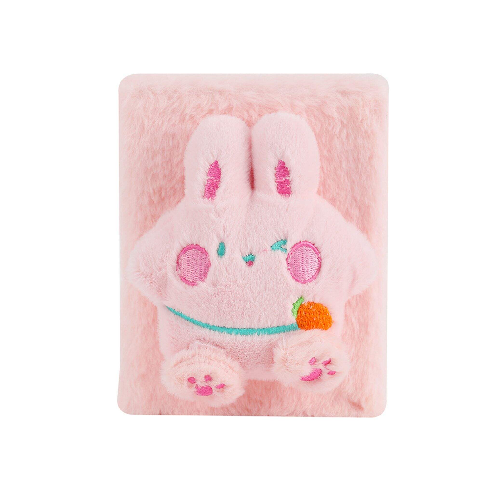 Cartoon plush doll notebook children's small cute rabbit diary kindergarten gift book children