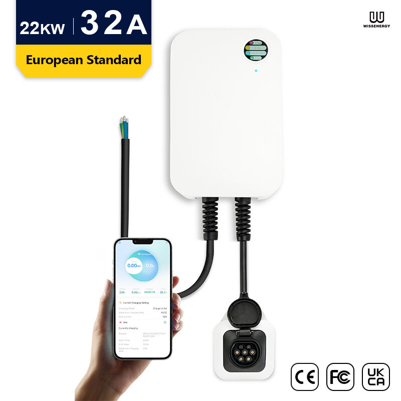 WB20 MODE A Série de carregadores CA para veículos elétricos - APP Versão-22KW-32A