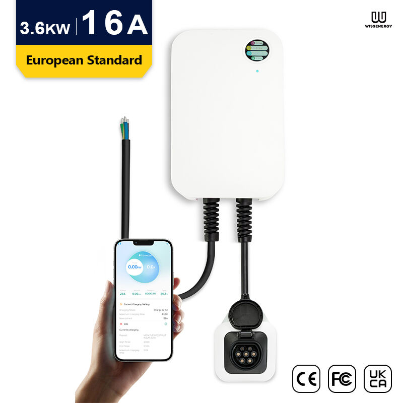 Série de chargeurs CA pour véhicule électrique WB20 MODE A – Version APP-3.6 kW-16 A