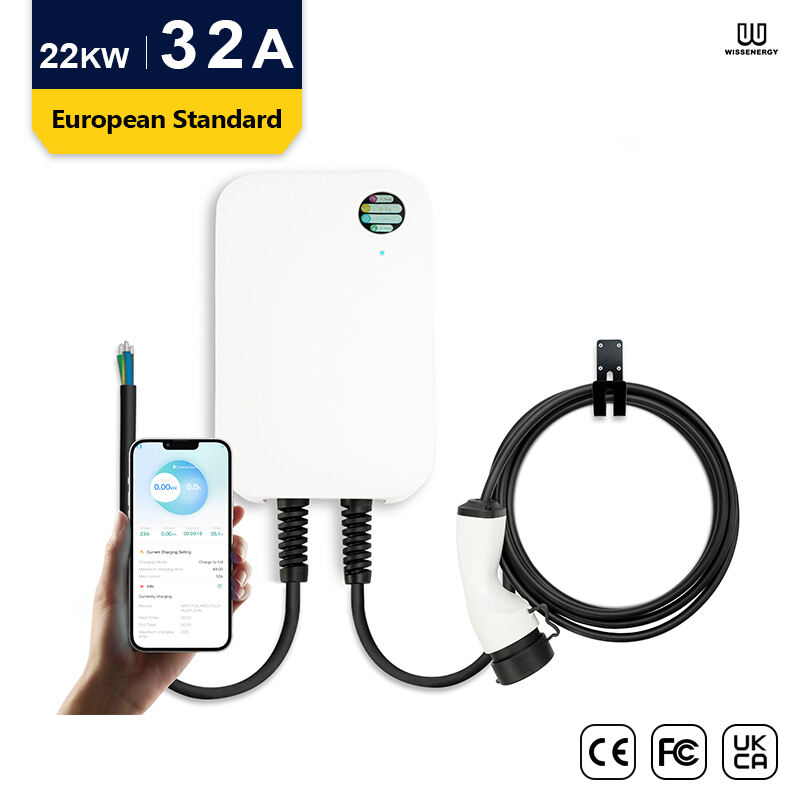 Série de carregadores CA para veículos elétricos WB20 MODE C - versão APP-22KW-32A