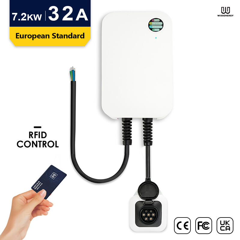 WB20 MODE A Electric Vehicle AC Charger - RFID Version-7.2kw-32A