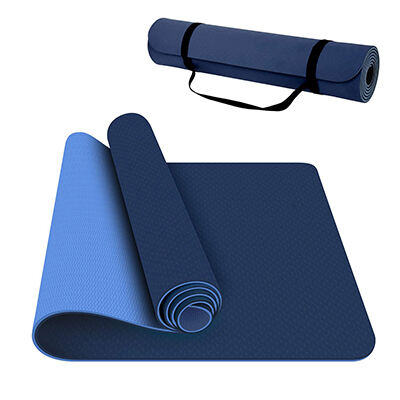 Custom printed tpe yoga mat 4mm 6mm Pilates mats for workout