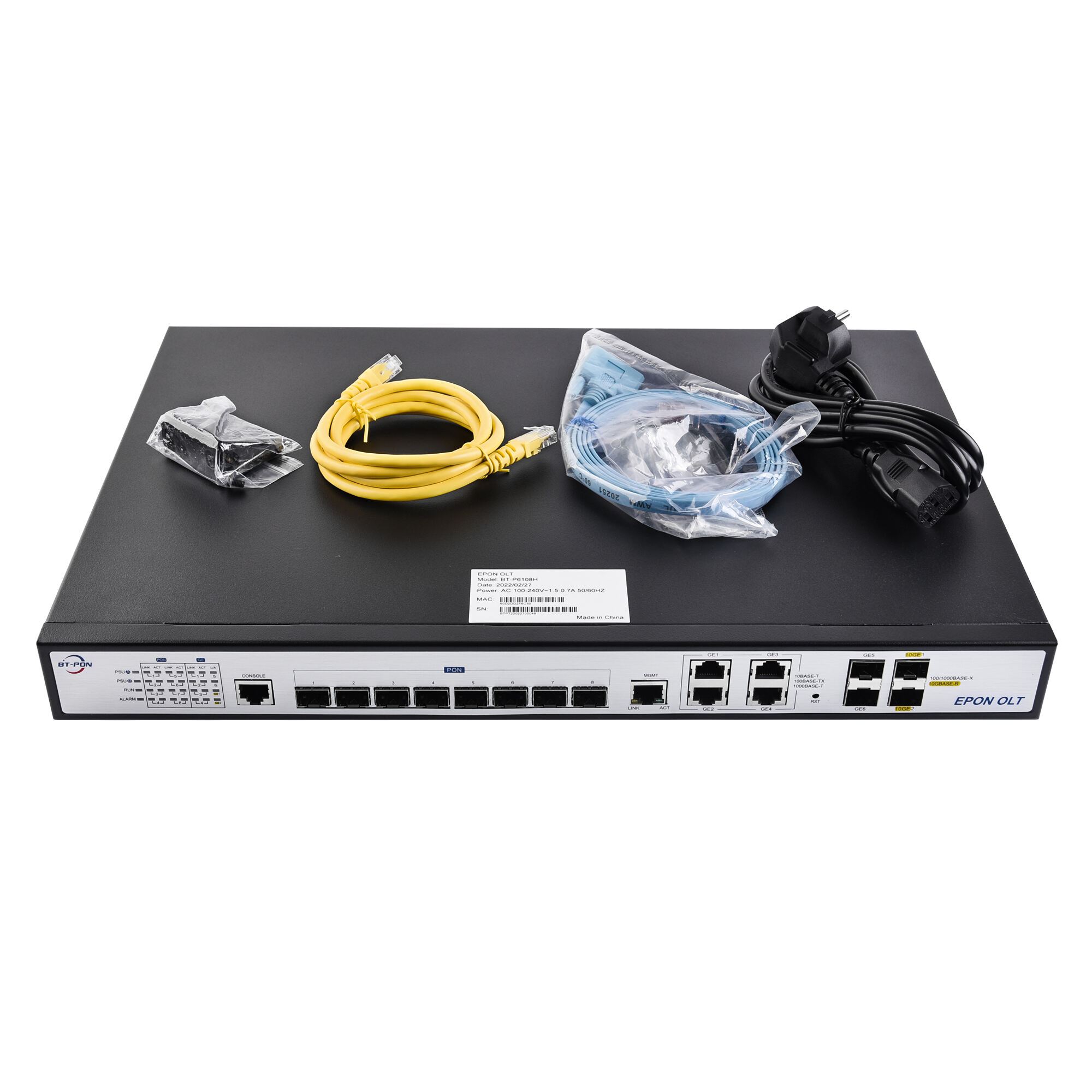 User-friendly Interface and Suitable For Triple Play BT-P6108H 8 Ports EPON OLT