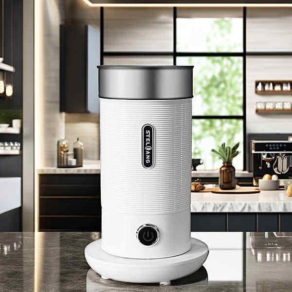 Say goodbye to clunky and expensive coffee machines with our portable milk frother.