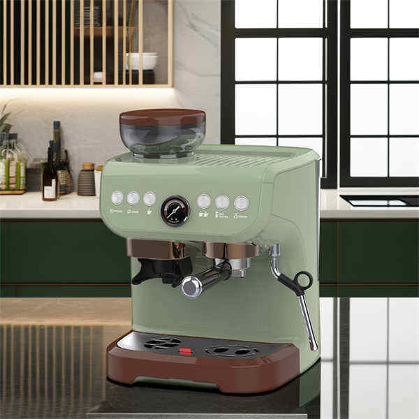 Elevate Your Daily Brew with an Espresso Machine that Has a Built-In Grinder"