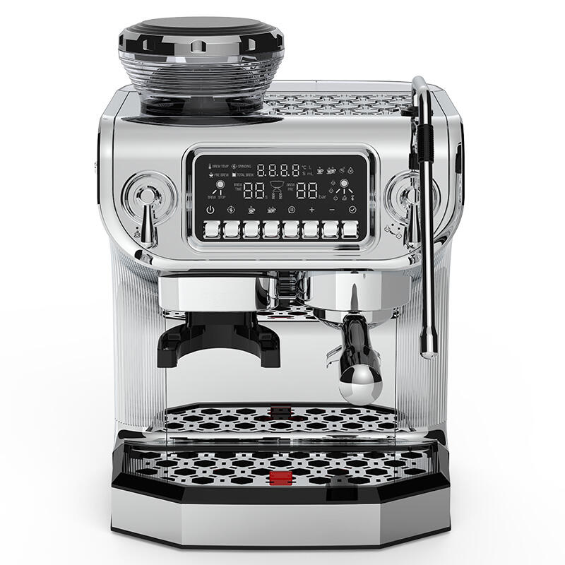 Latte maker bean to cup espresso machine with coffee pot