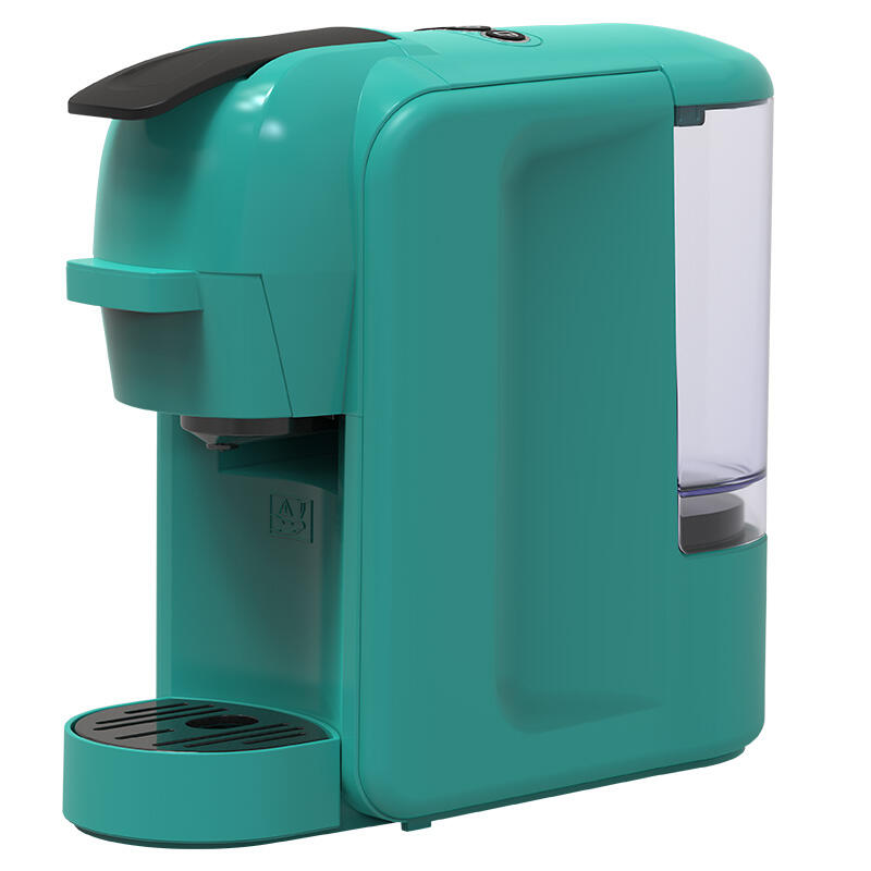 Nouvelle machine à café compacte à dosettes et cafetière à capsules moulues