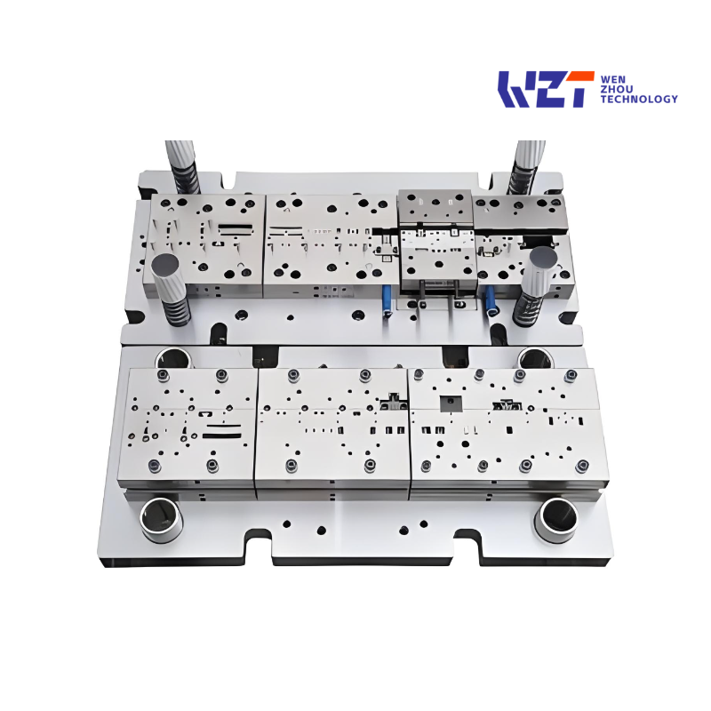 Electronic connector stamping die