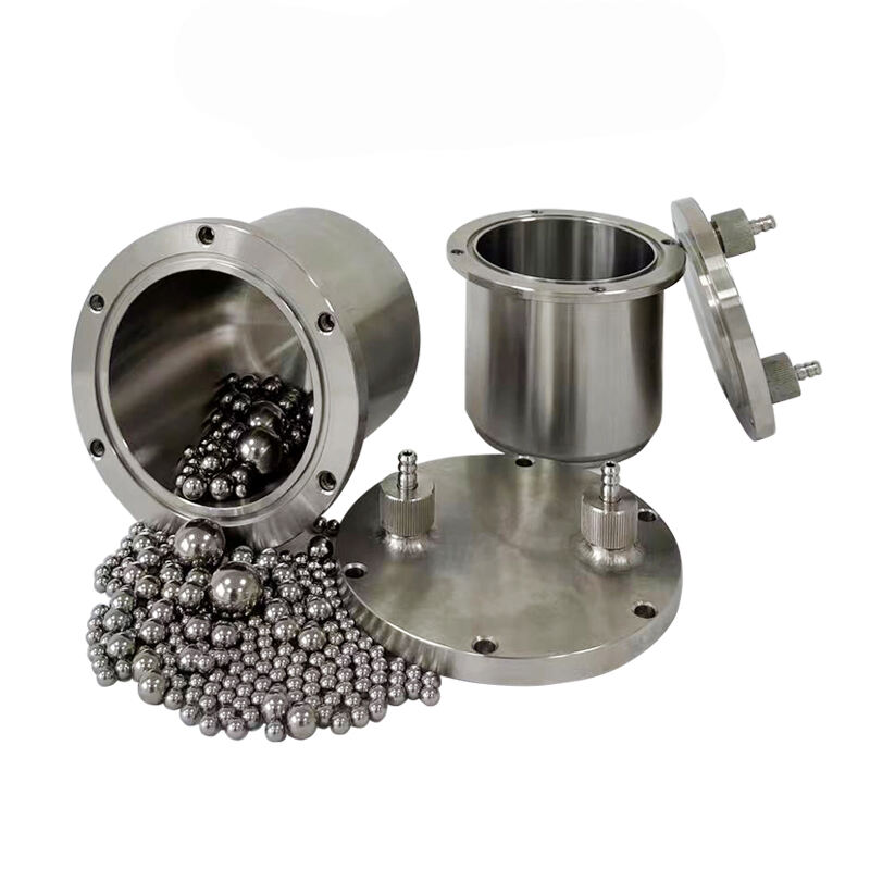 Vacuum stainless steel jars of different volumes 50ml to 5000ml suitable for planetary ball mill