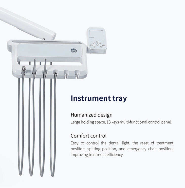 Portable Dental Chair Unit High Quality Multi-Functional Instrument Tray Dental Chair Set details