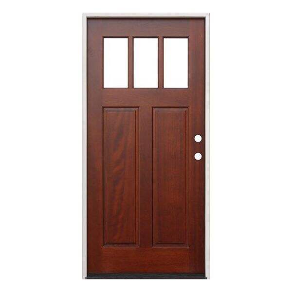 Use of Mahogany Wood Entry Doors