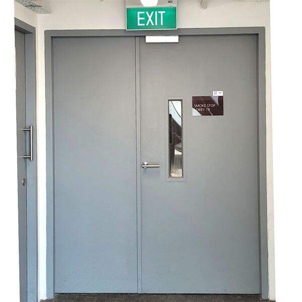 Safety of Double Leaf Metal Door