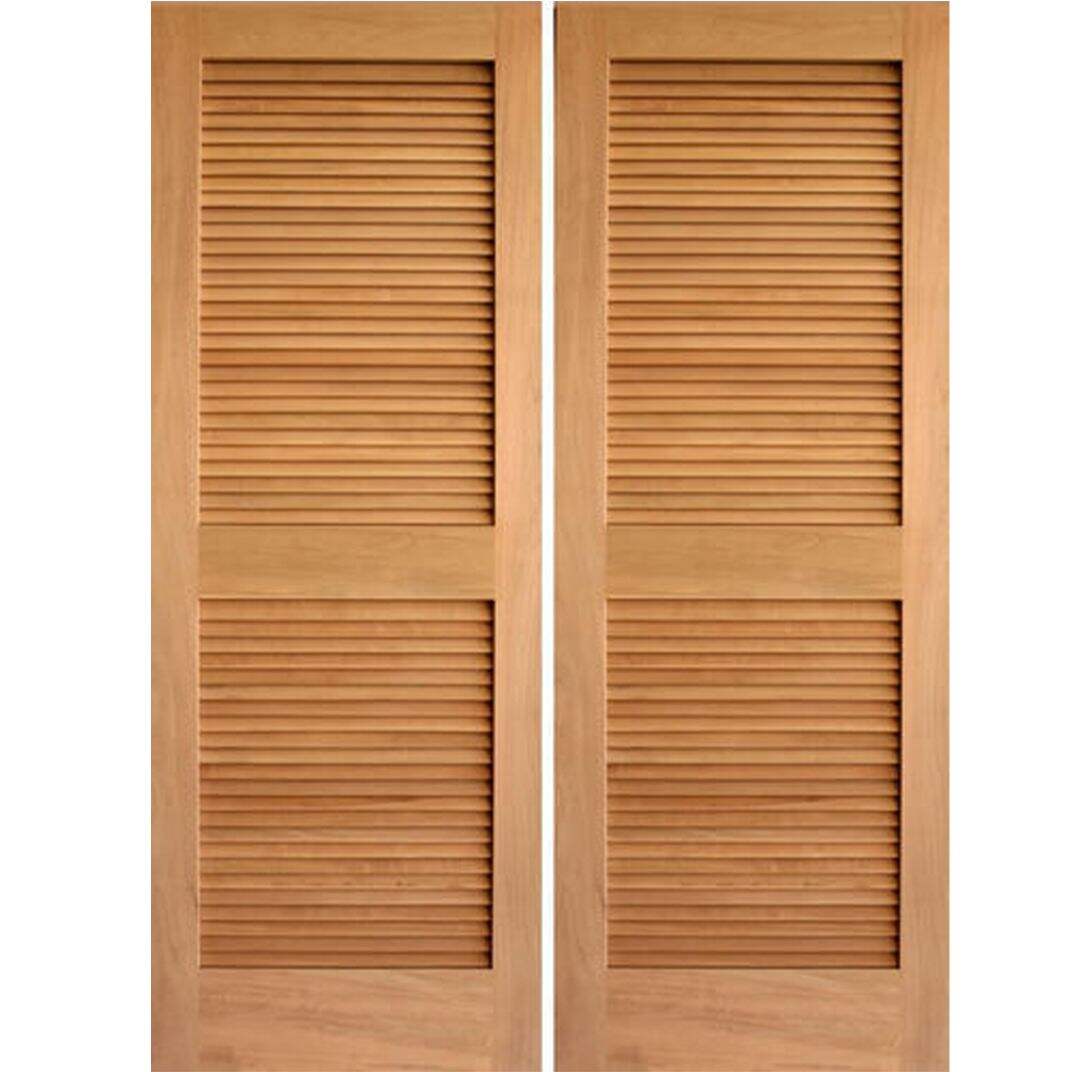 Wooden Fire Door with Louver