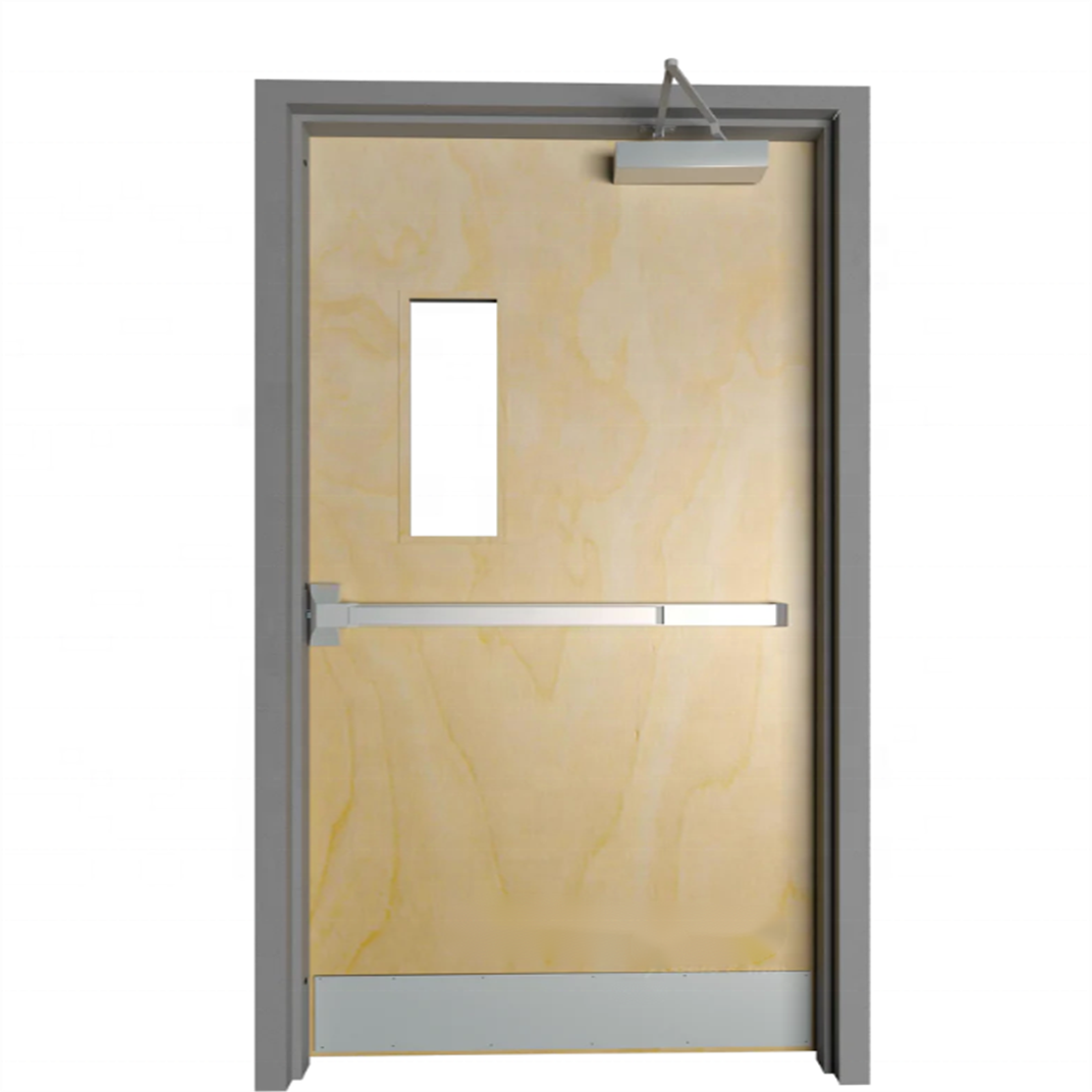 Ferro frame Wooden Folium Ignis Door