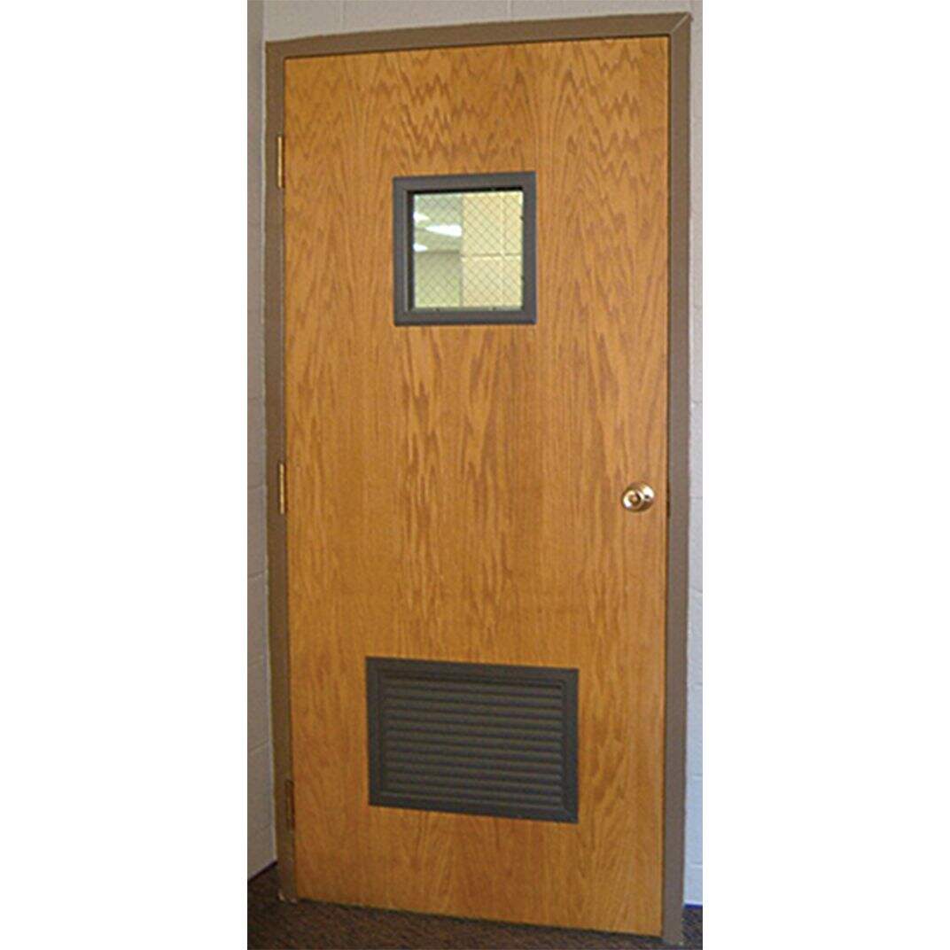 Wooden Fire Door with Louver
