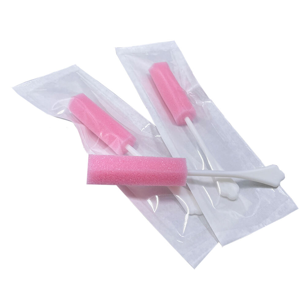 Disposable Sterile Female Vaginal Cleaning Foam Brushes Colorful Polyurethane (PU) Sponge Swabs Medical Consumables 30g Weight manufacture