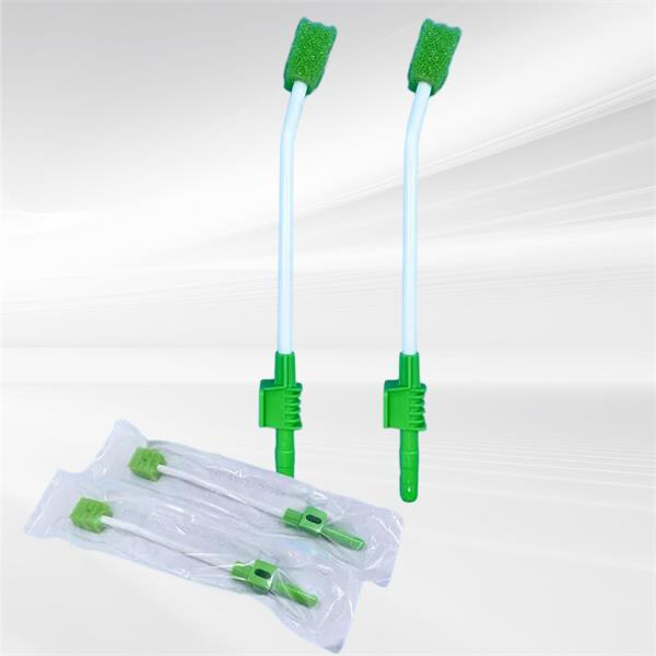 Gør mundpleje til en luksus med mundsponger på en stang