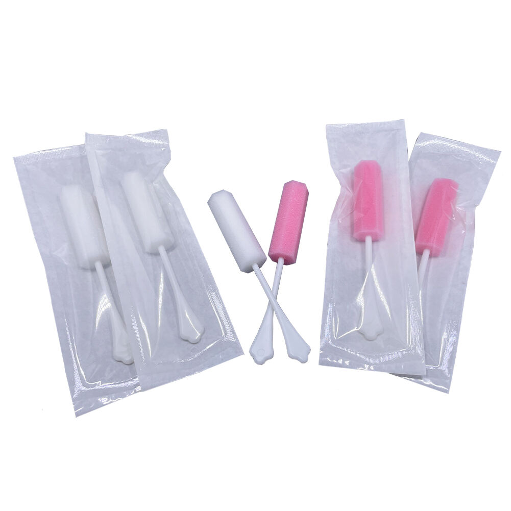 Disposable Sterile Female Vaginal Cleaning Foam Brushes Colorful Polyurethane (PU) Sponge Swabs Medical Consumables 30g Weight factory