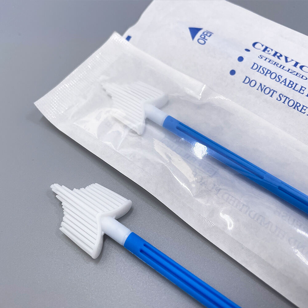 Disposable Sterile Cervical Brush Vaginal Cyto Brush Cervical Sample Collection HPV Test PAP Smear Brush supplier