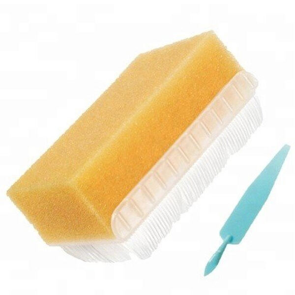 Different types of surgical scrub brush sponges