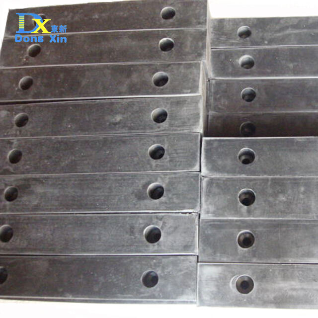 Custom Black reclaimed rubber bumpers for boats rubber bumper pad strip for dock