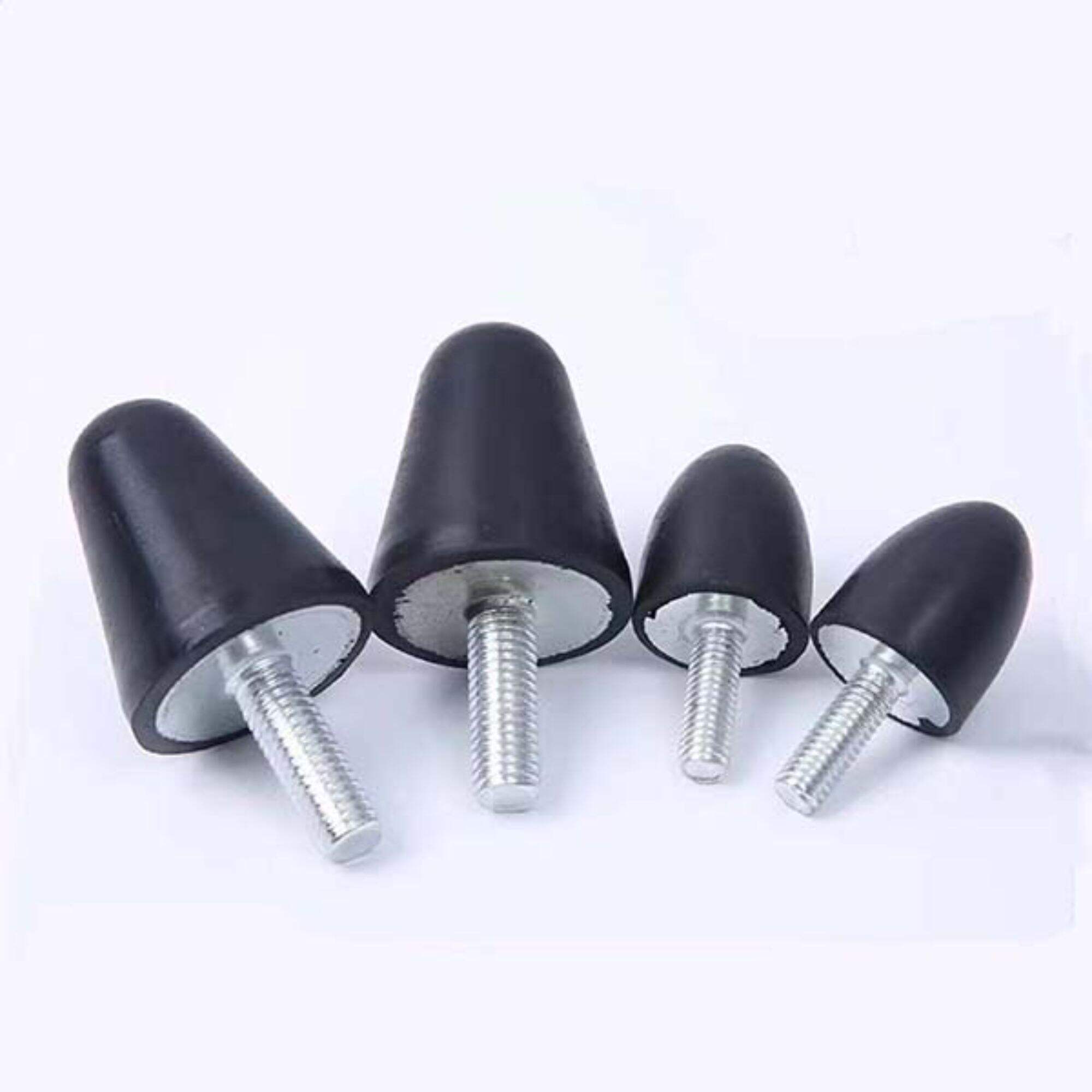 Customize machinery rubber vibration mounts Conical Threaded rubber isolators with metal part