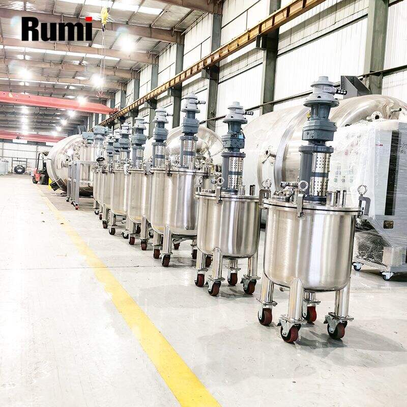 Hvordan man bruger og vedligeholder edelstål blandetankere