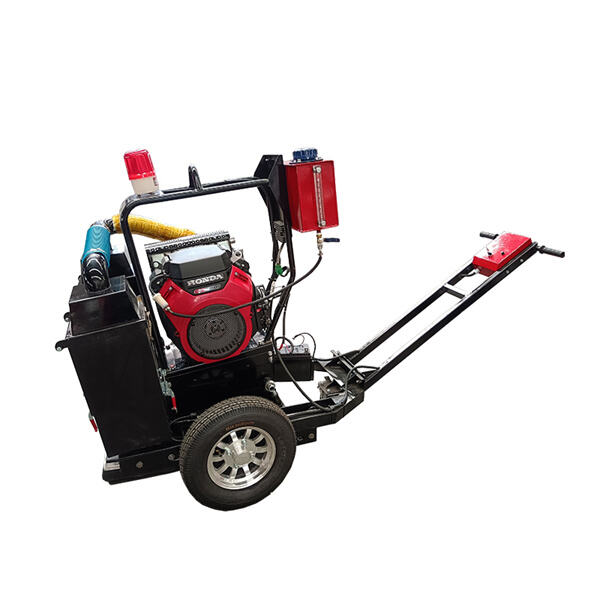 Achieving smooth and durable road surfaces with crack routing technology.