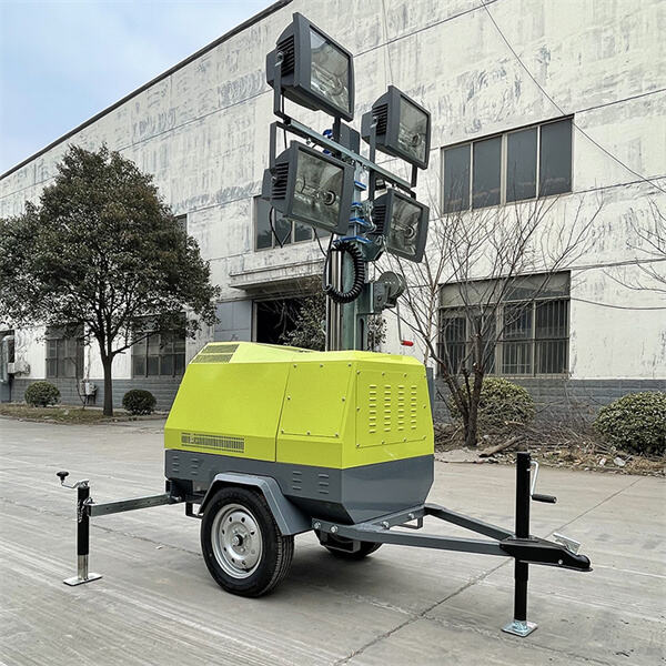 건설용 라이트 타워의 역할