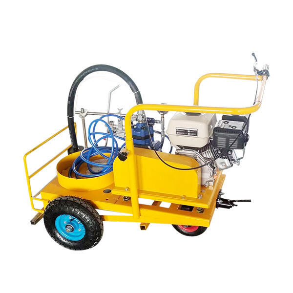 علامات خطوط عالية الجودة ومتينة باستخدام الآلات بدون هواء