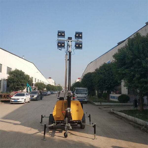 이벤트 라이트 타워로 이벤트를 밝게 빛내기