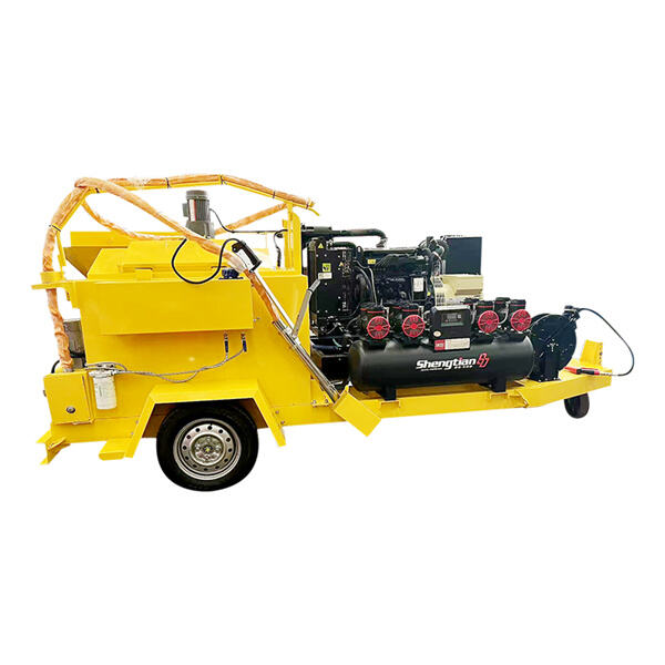 수리 기계가 도로 균열을 빠르게 고치다