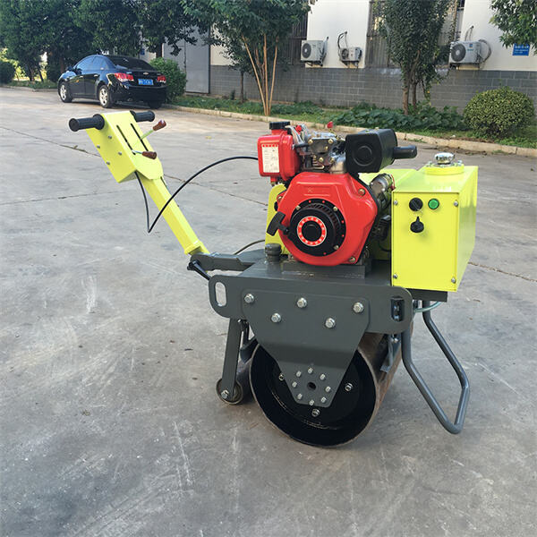 현장에서 디젤 진동롤러의 능력