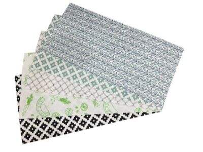 What's the features of the refrigerator shelf liners?