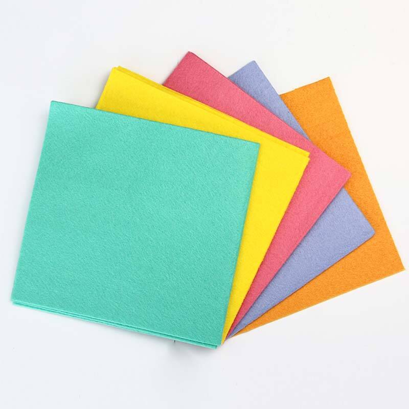 Multi-colored, inexpensive cleaning cloth