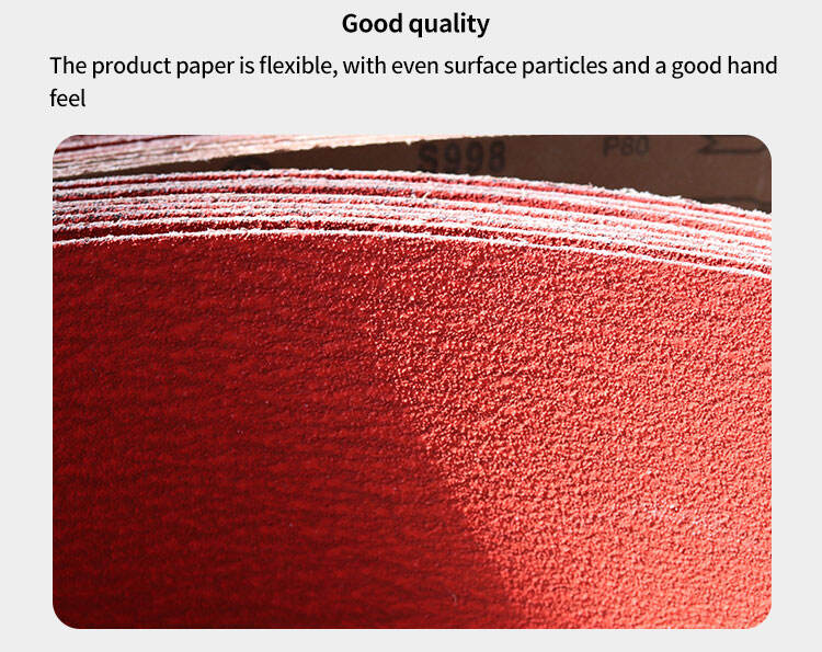 Factory direct Aimchamp red Ceramic abrasive Belt Sanding Belt for metal working wet and dry polishing strong sharp and durable manufacture