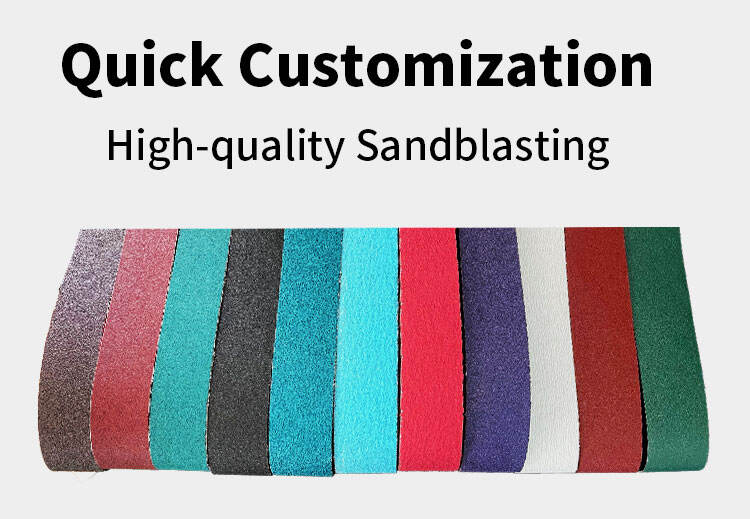 Customized size Customized Material Zirconia Ceramic Silicon Carbide Aluminium Oxide Sanding Belt abrasive tool for wood metal factory