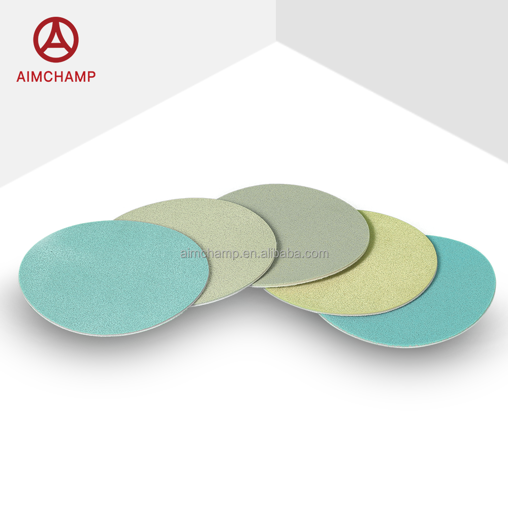 Aimchamp Ultra-Fine Trizact Abrasives Foam Discs Granite Polishing Superfine Refinishing 6inch Grinder Sanding Disc factory