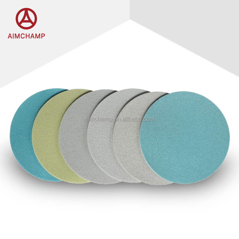 Aimchamp Ultra-Fine Trizact Abrasives Foam Discs Granite Polishing Superfine Refinishing 6inch Grinder Sanding Disc supplier