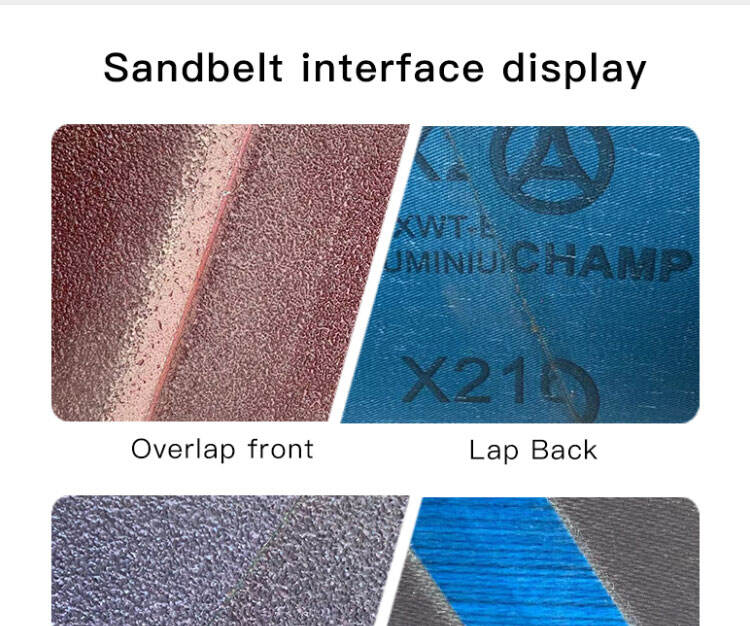 Factory direct Aimchamp red Ceramic abrasive Belt Sanding Belt for metal working wet and dry polishing strong sharp and durable factory